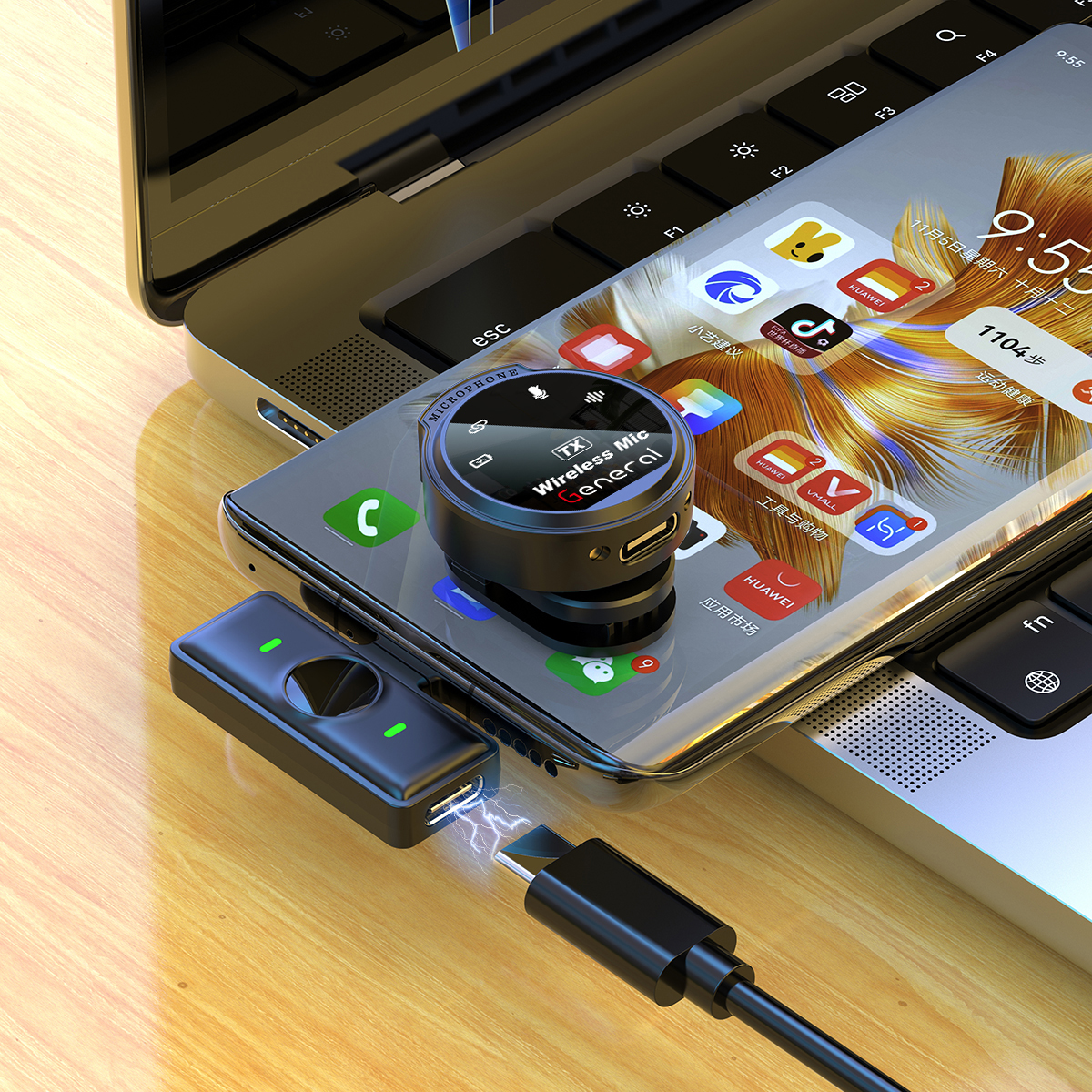 GM34 General Wireless Microphone Combo (Black)