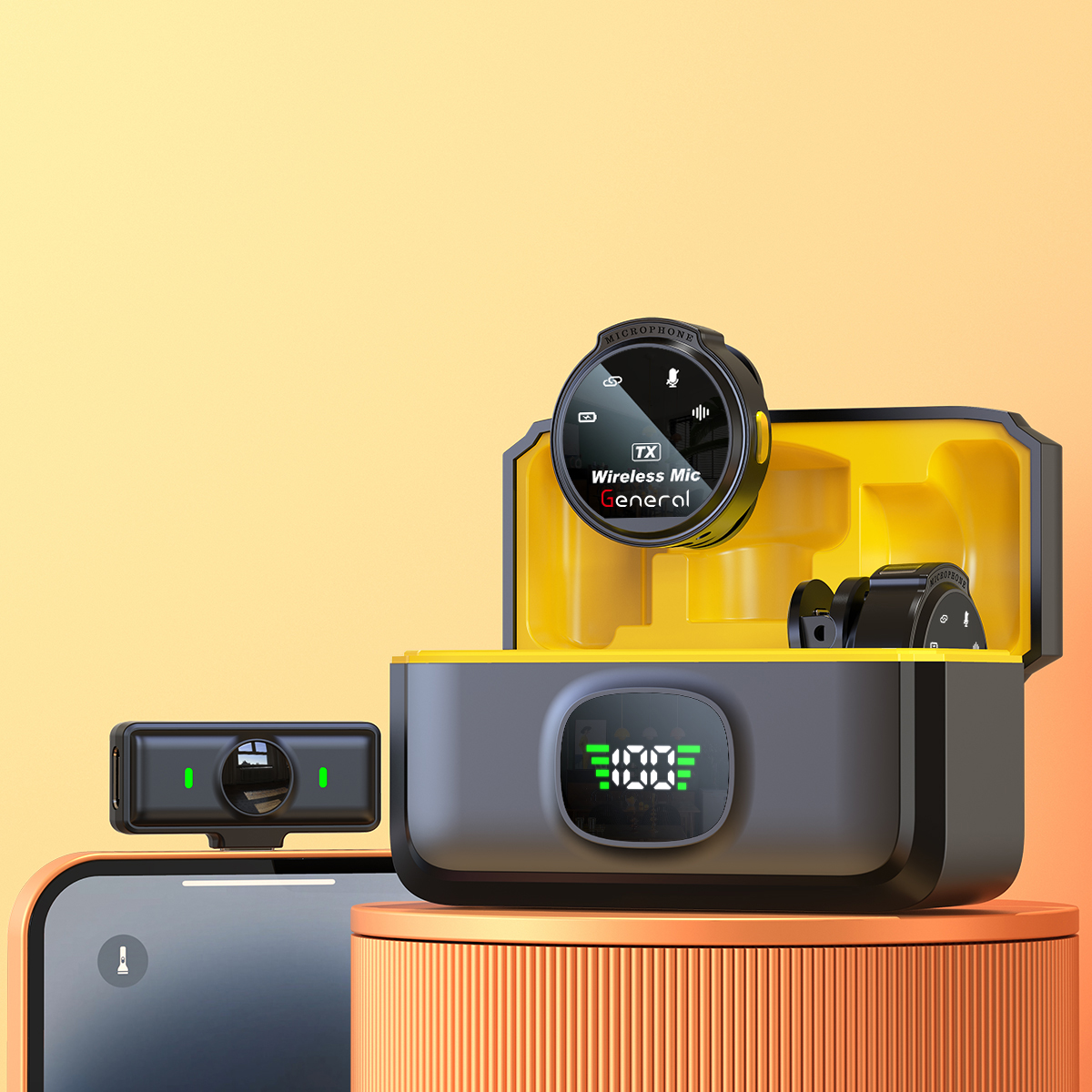 GM34 General Wireless Microphone Combo (Black)