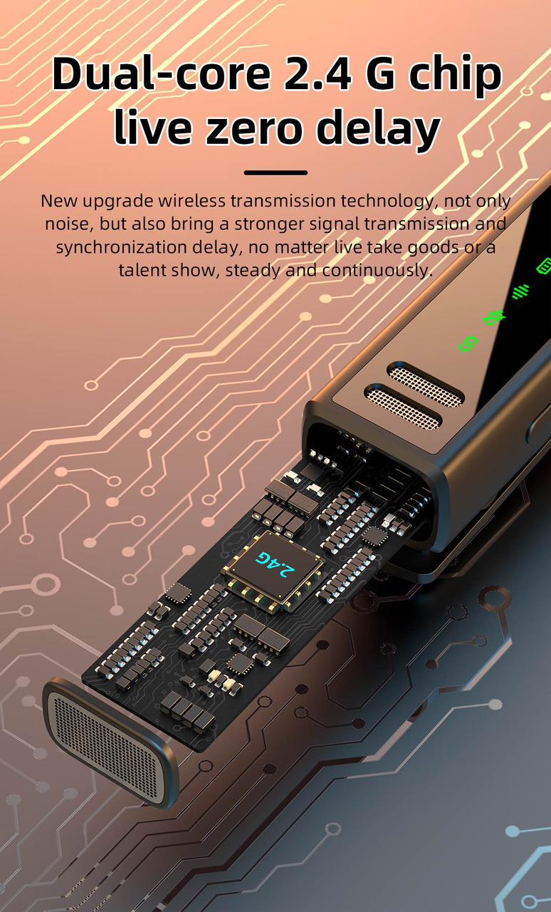 GM31 General Wireless Microphone  IPHONE (Black)