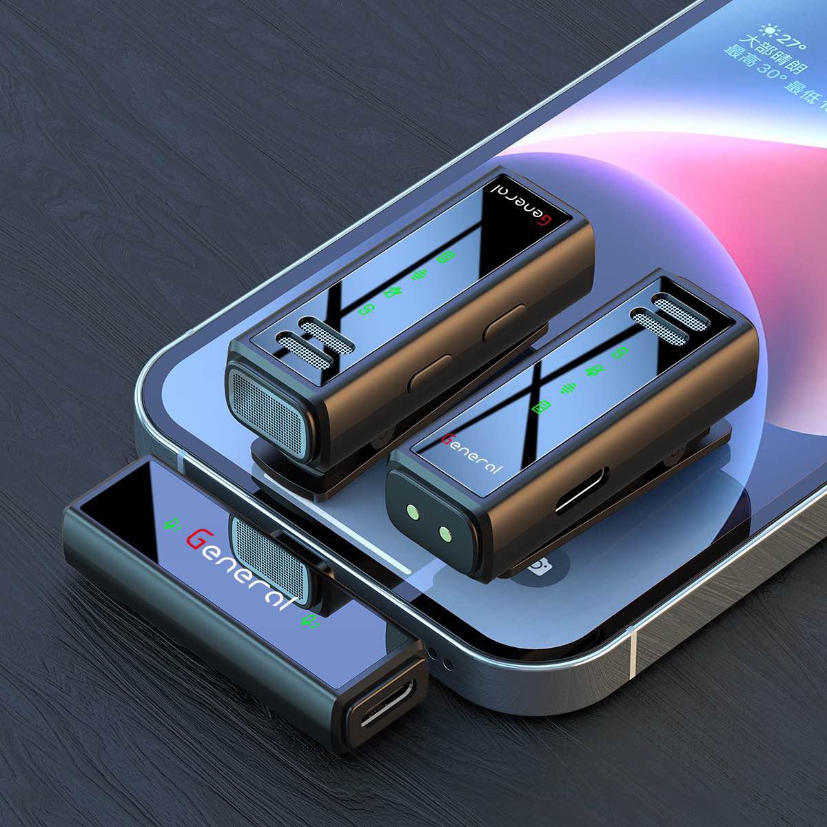 GM31 General Wireless Microphone  IPHONE (Black)