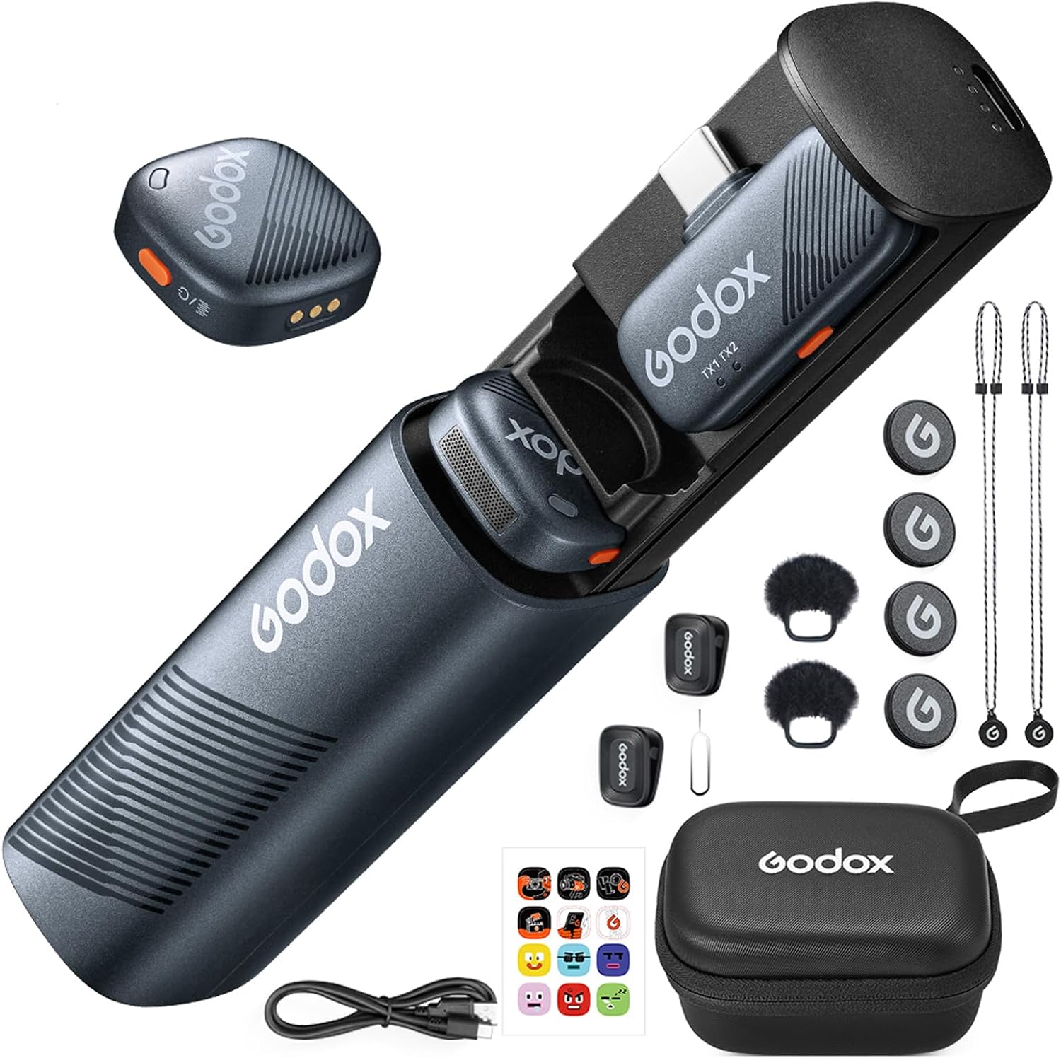 Godox Cube-SCK2 Type-C Microphone Black (Black)