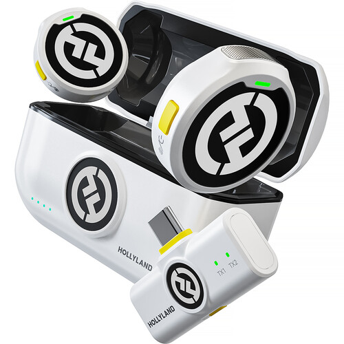 Hollyland Wireless Microphone Lark M2 Duo Type-C (White)