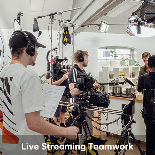 Hollyland Solidcom C1 Pro-8S Full-Duplex ENC Wireless Intercom System with 8 Headsets (1.9 GHz)