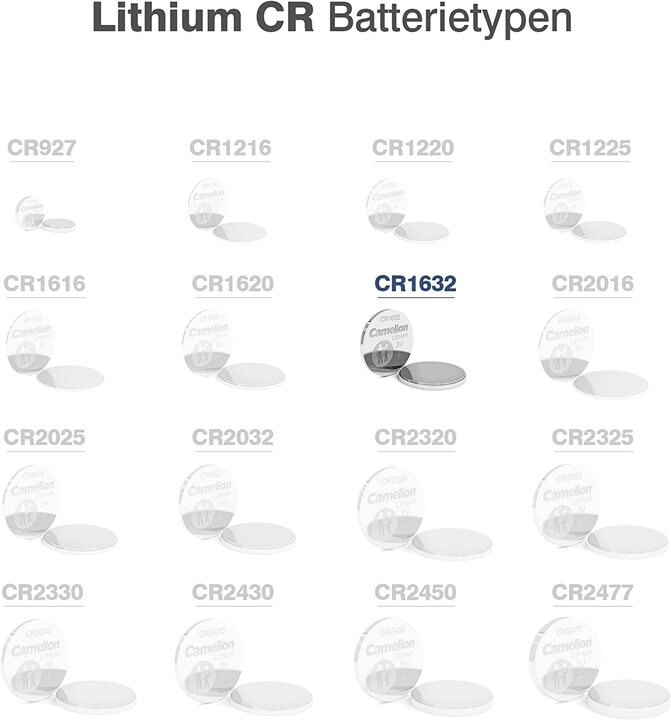 Camelion CR – 1632 / حجر قرش (5)