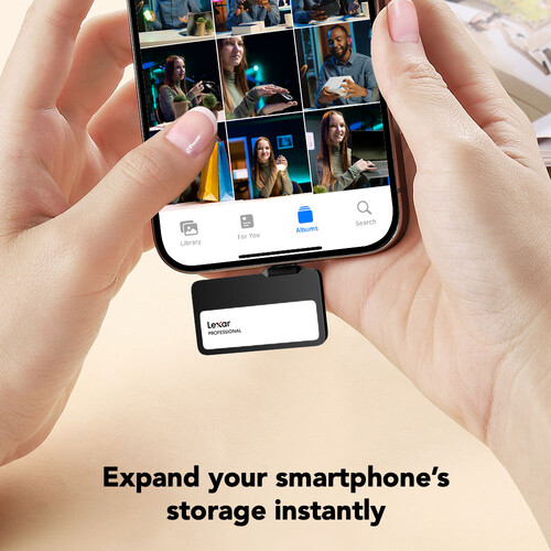 Lexar 1TB Professional Go USB 3.2 Gen 2 Portable SSD with Hub