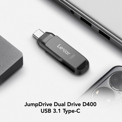 Lexar JumpDrive Dual Drive D400 USB 3.2 Gen 1 USB-C / USB-A (128GB)