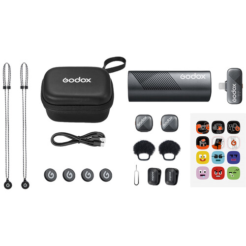 Godox Cube-SL K2 IPhone  Microphone (Black)