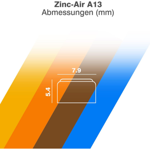 Camelion Zinc Air A13-BP6(0 Hg) 6PC Card