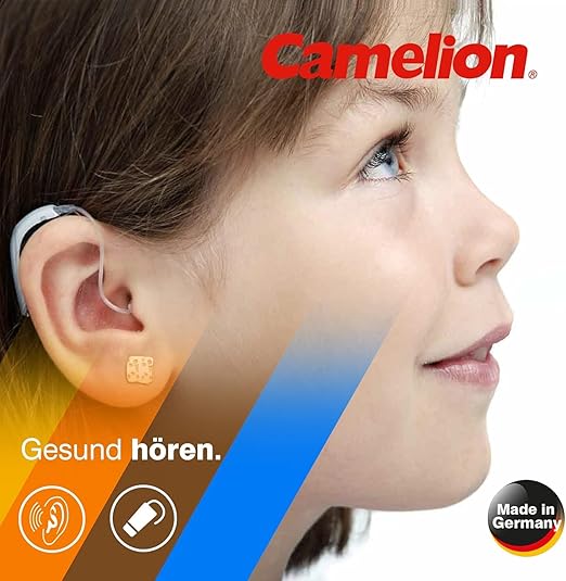 Camelion Extreme Power A13 Hearing Aid Batteries – 60-battery (10 Cards x 6 Cells) – Zinc Air – PR48 – 1.45V – Mercury-Free