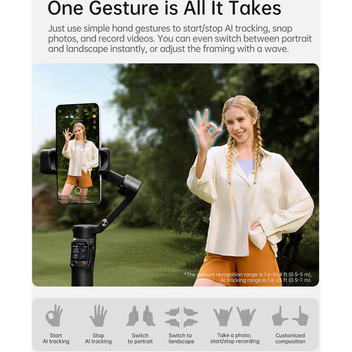 Hohem iSteady V3 Ultra AI Gimbal (Black)