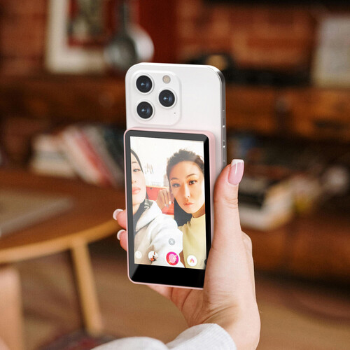 Synco XView M4 Selfie Monitor Screen for Phone Vlogging (Black)