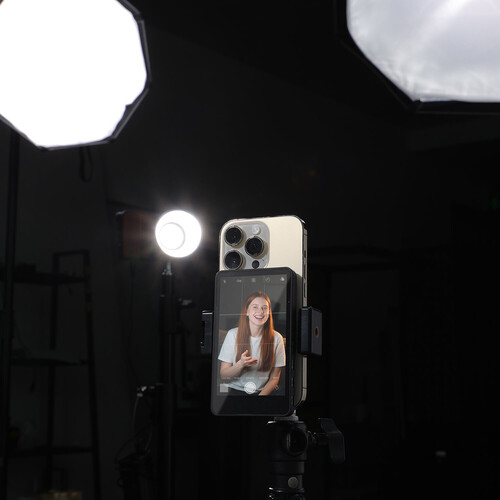 Synco XView M4 Selfie Monitor Screen for Phone Vlogging (White)