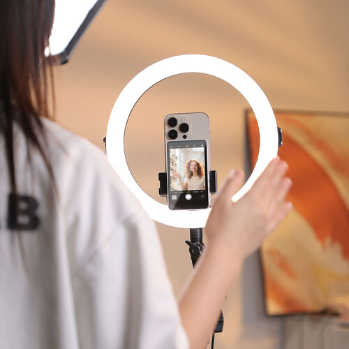 Synco XView M4 Selfie Monitor Screen for Phone Vlogging (White)