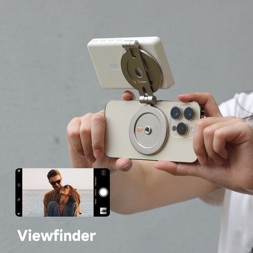 Synco XView M4 Selfie Monitor Screen for Phone Vlogging (White)