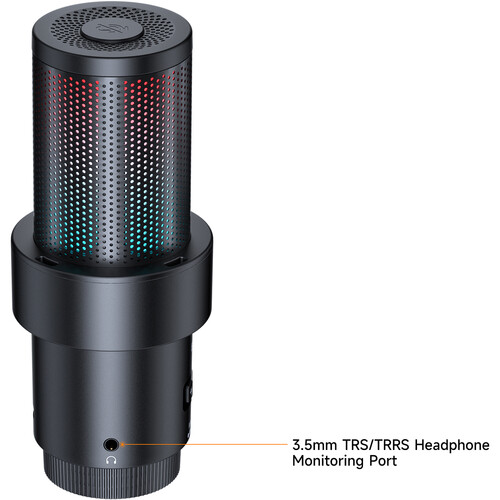 Comica EJoy Uni Pro D RGB Wireless/USB-C Mic Desktop Stand (Black)