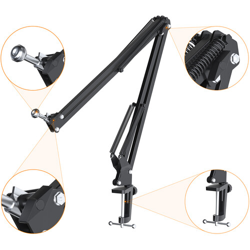 Comica EJoy Uni Pro A RGB Wireless/USB-C Mic Desktop ARM (Black)