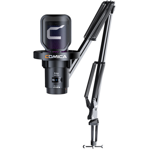 Comica EJoy Uni Pro A RGB Wireless/USB-C Mic Desktop ARM (Black)