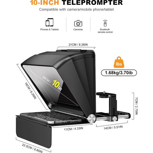 LENSGO TC7II Teleprompter (Ultimate Kit)