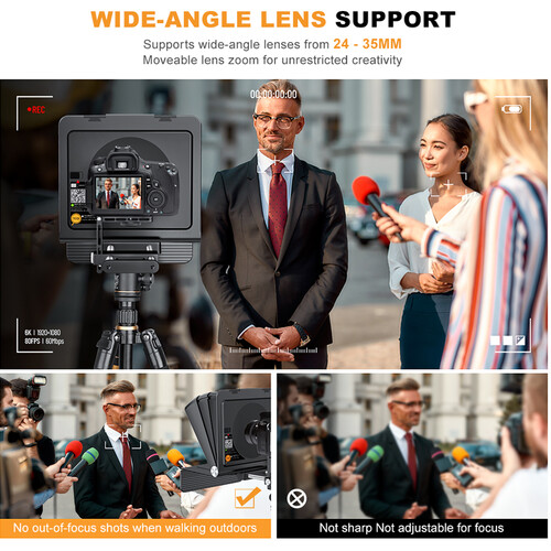 LENSGO TC7II Teleprompter (Ultimate Kit)