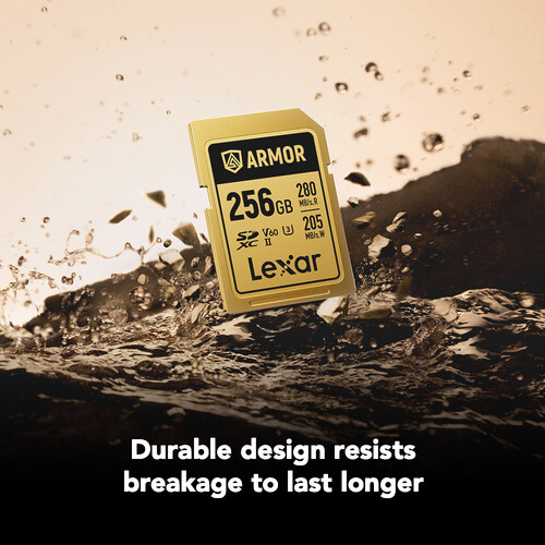 Lexar ARMOR SD 256GB Gold Pro 280MB/s V60