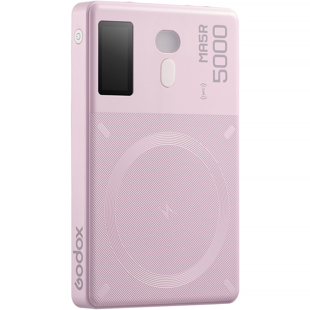 Godox MA5R RGB LED Light and Power Bank (Pink)