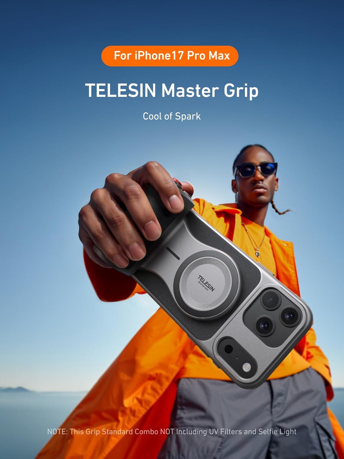 Telesin P5-MCS-13-TIP Master Grip for iphone 17 pro Max