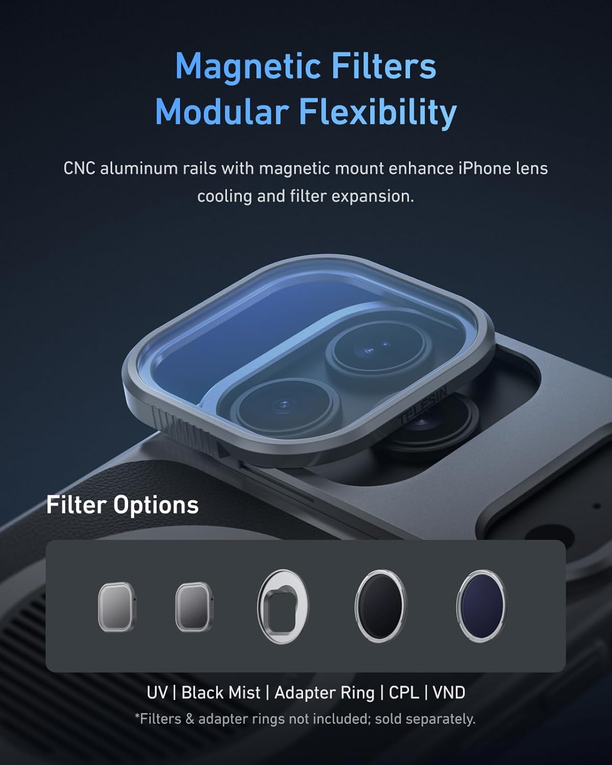 Telesin P5-MCS-13-TIP Master Grip for iphone 17 pro Max