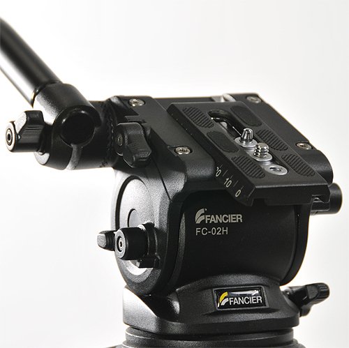 Fancierstudio Professional Video Camera Tripod FC-270 Pro Video Camera Tripod with Fluid Head By Fancierstudio FC-270