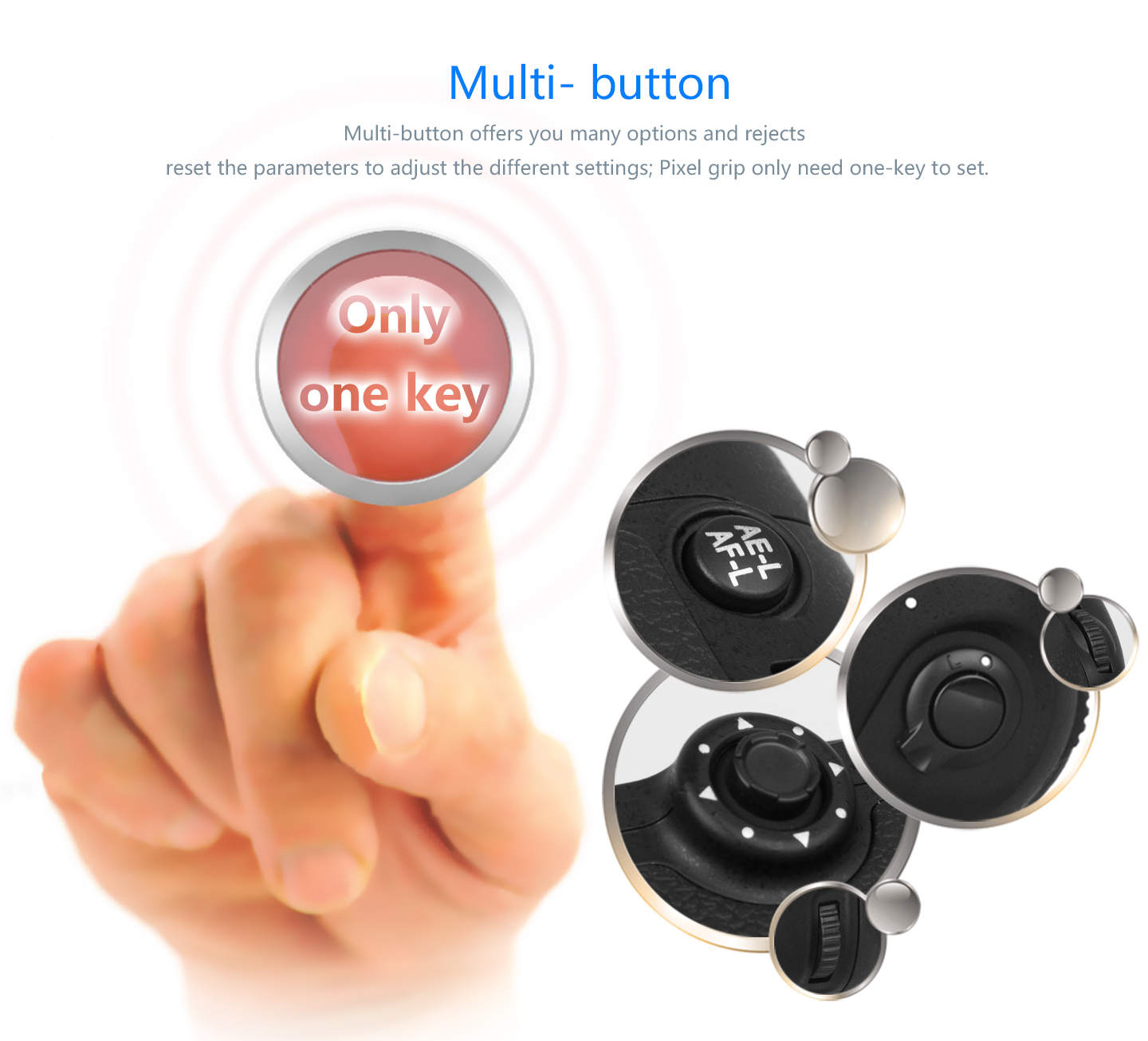 Pixel battery grip D14 for Nikon D600/D610