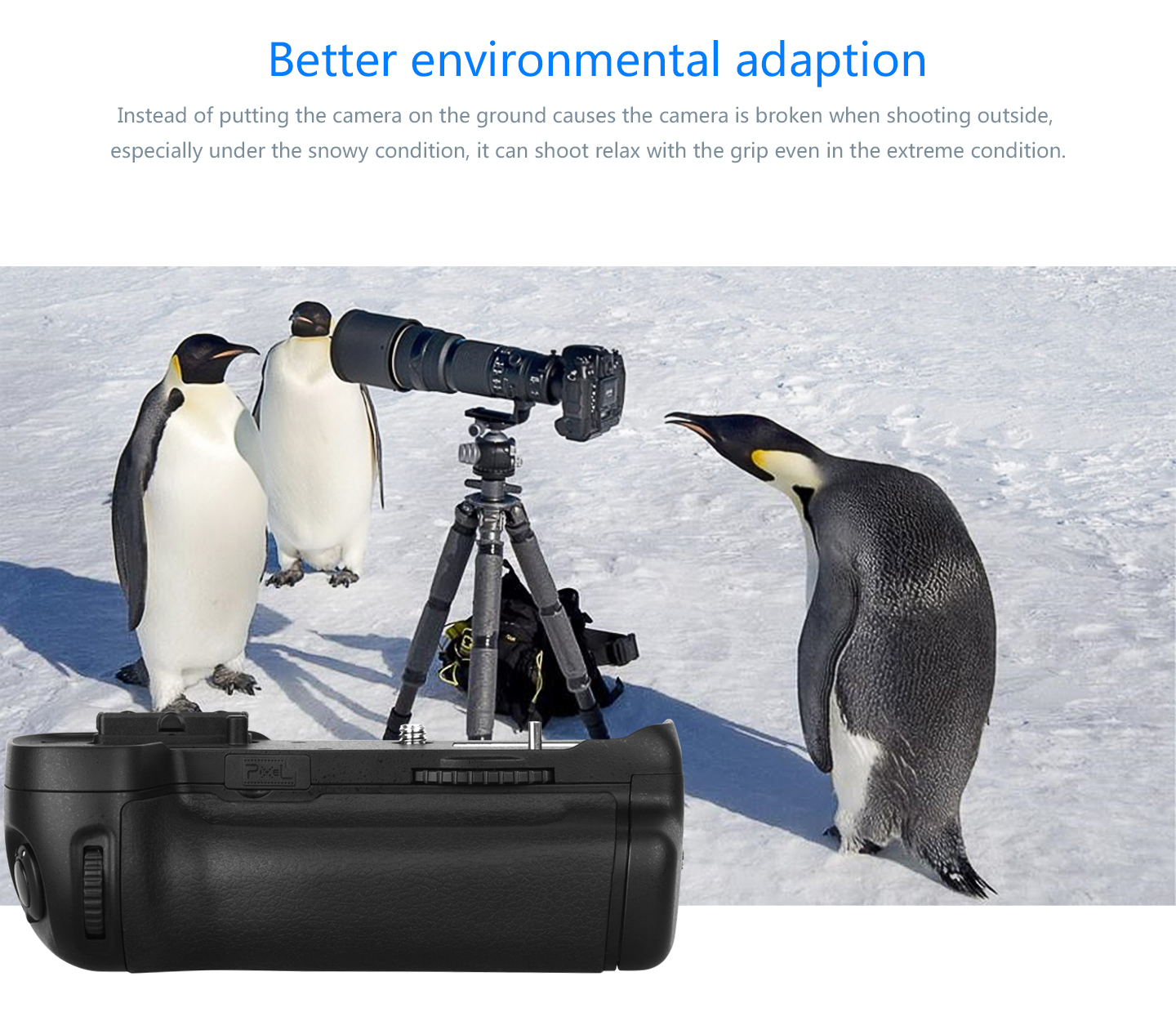 Pixel battery grip D14 for Nikon D600/D610