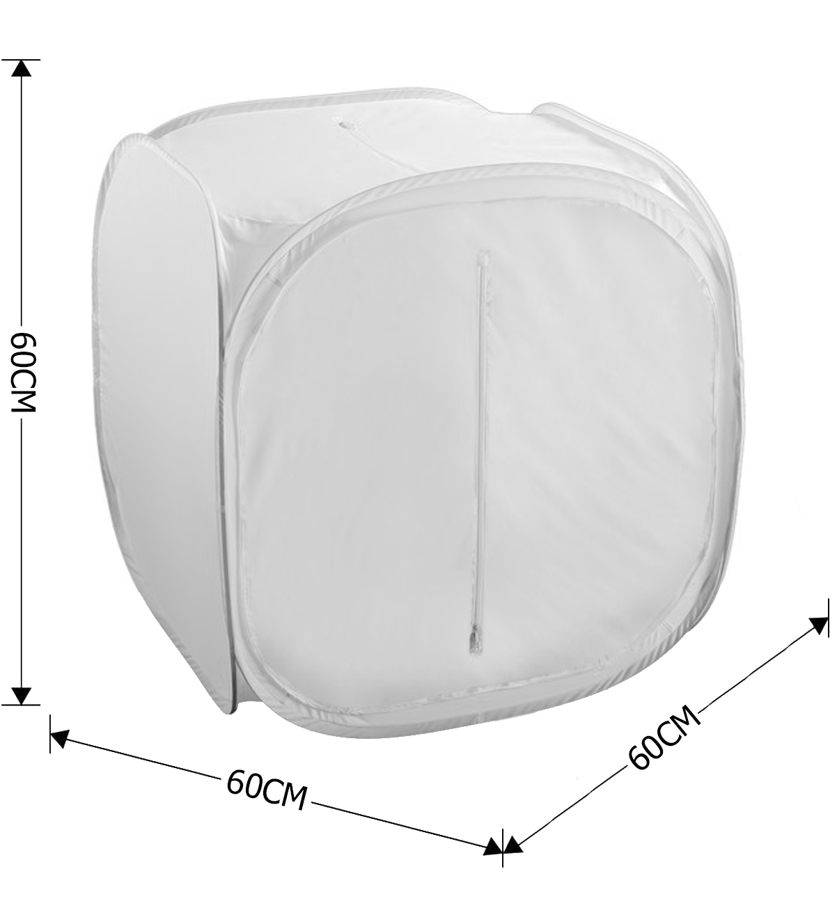 General photo Studio soft box light tent cube softbox 4x Background cloths 60cm (60)