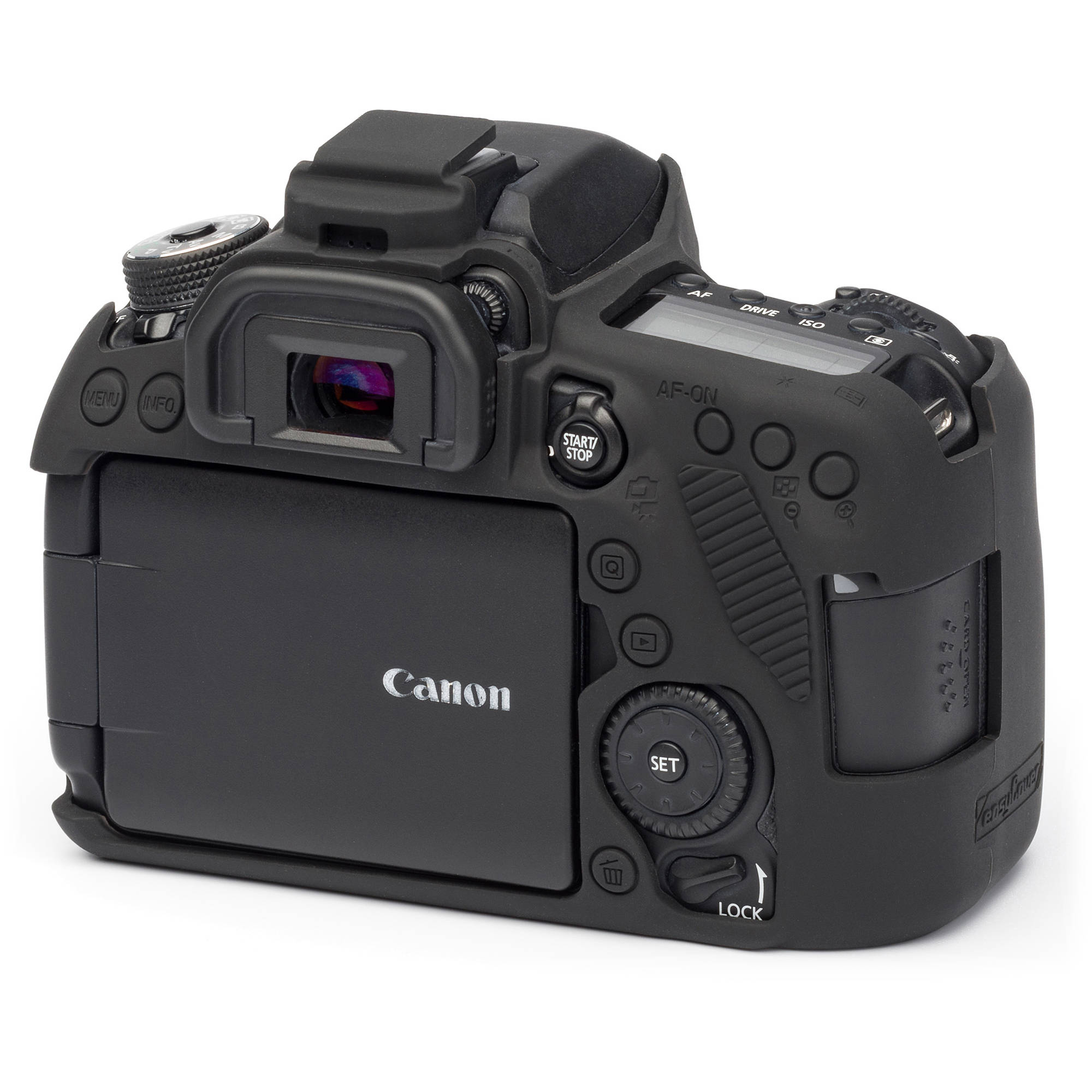 easyCover Silicone Protection Cover for Canon EOS 80D (Black)