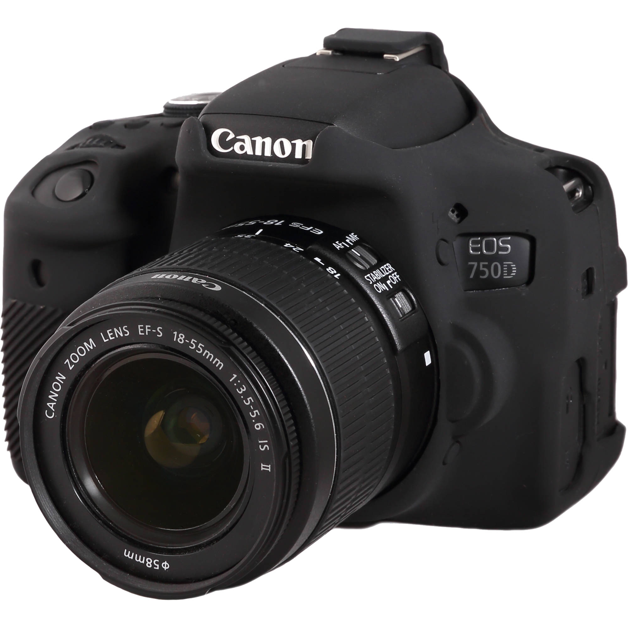 easyCover Silicone Protection Cover for Canon EOS 750D (Black)