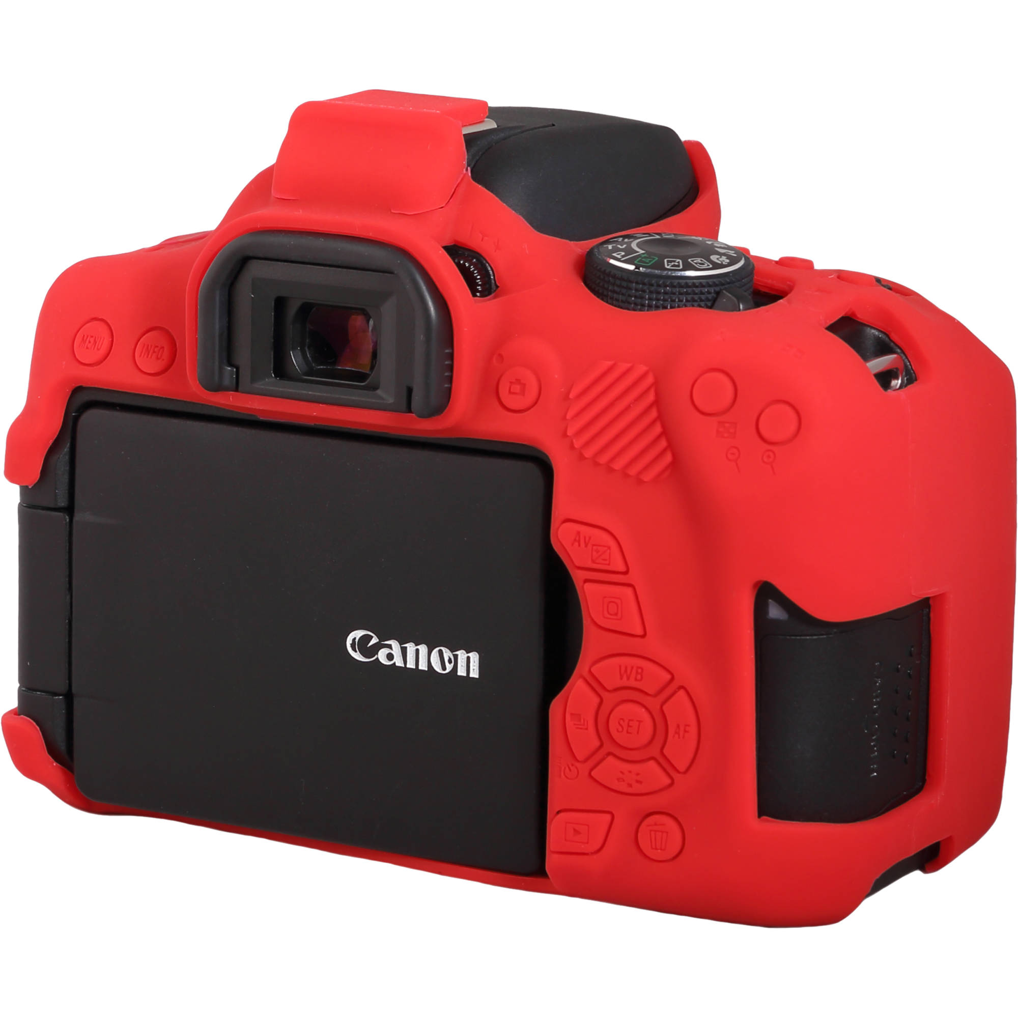 easyCover Silicone Protection Cover for Canon EOS 750D (Red)