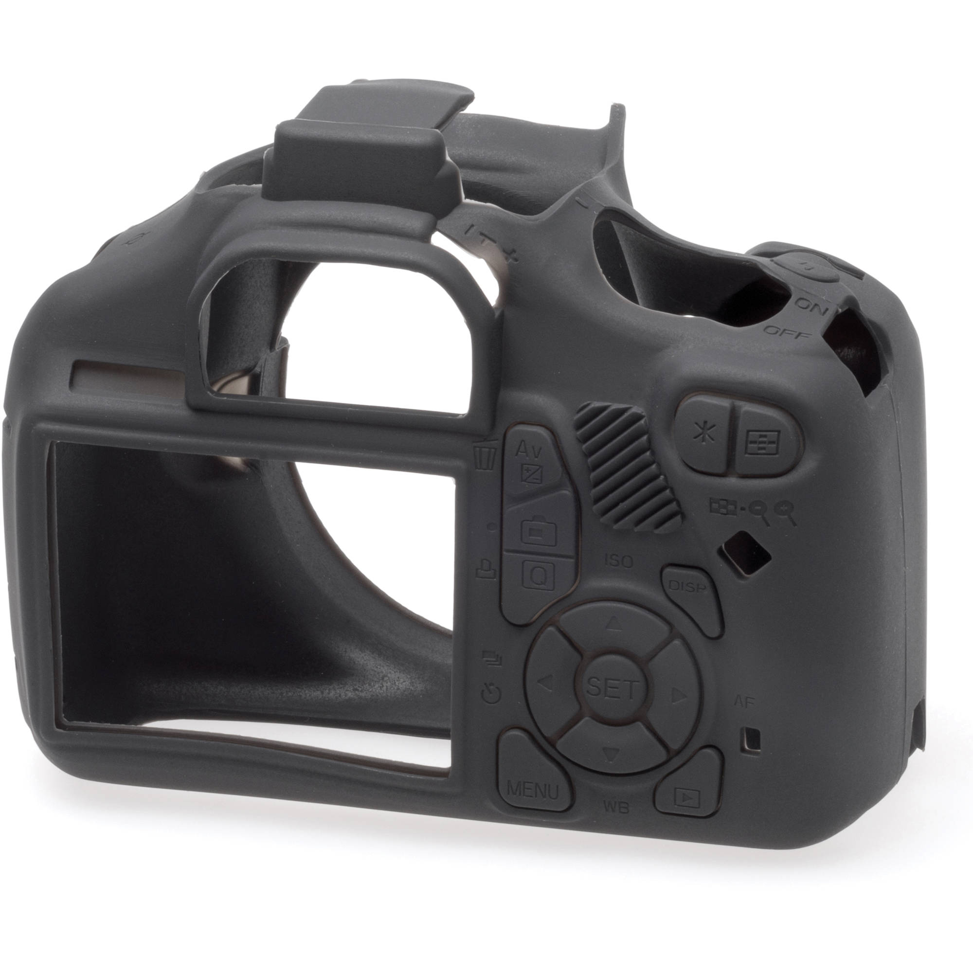 easyCover Silicone Protection Cover for Canon EOS 1100D (Black)