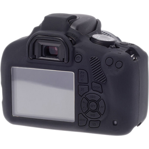 easyCover Silicone Protection Cover for Canon 1300D/2000D/4000D  (Black)