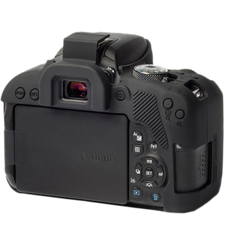 easyCover Silicone Protection Cover for Canon 800D (Black)