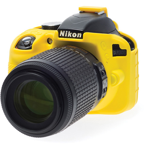 easyCover Silicone Protection Cover for Nikon D3300 and D3400 (Yellow)