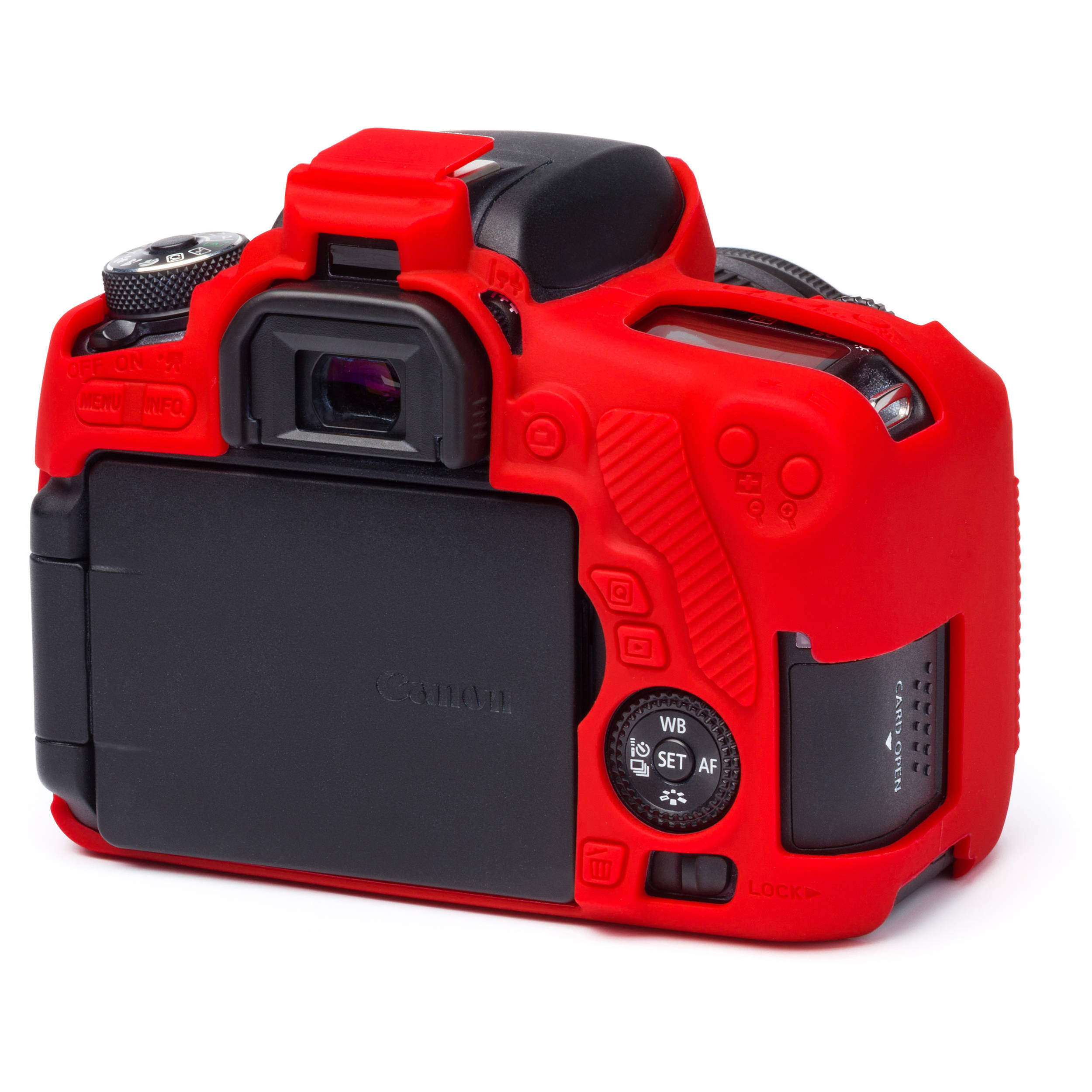 easyCover Silicone Protection Cover for Canon EOS 760D (Red)