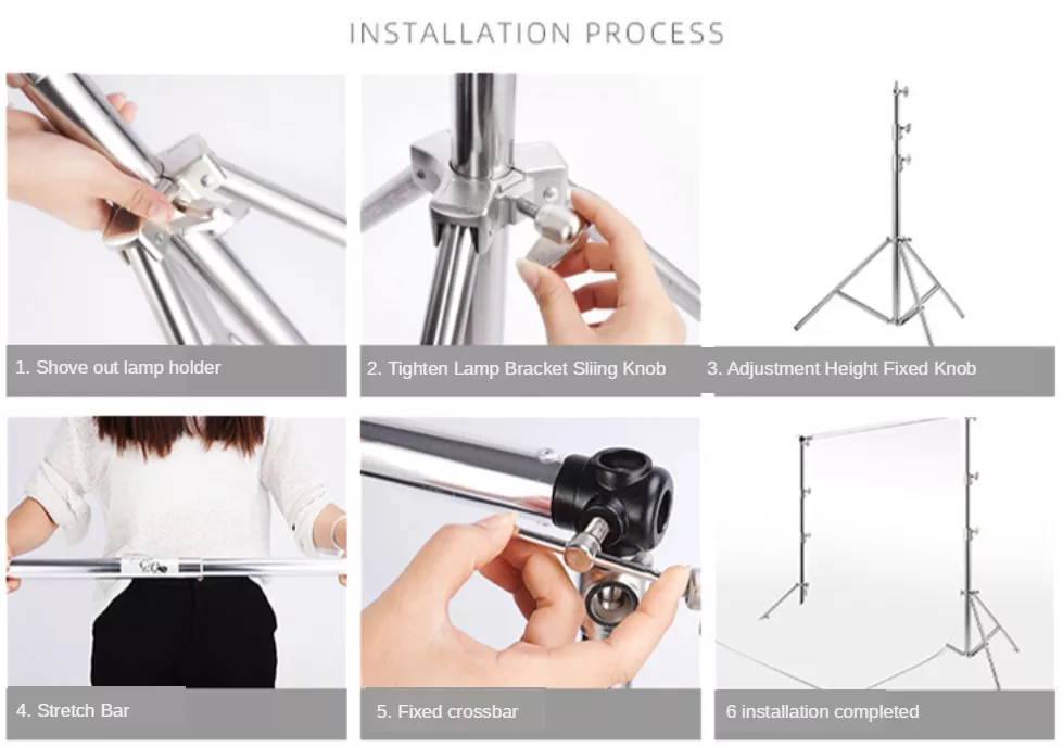 General WT-809 stainless steel light stand