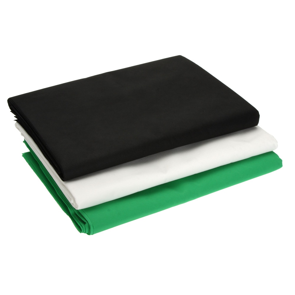 General cloth chroma 3*5 meters three chroma (black, white and green)