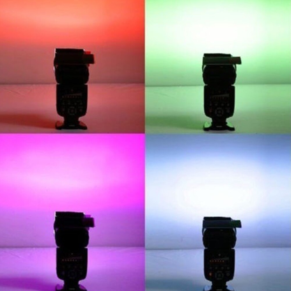 general 12pc Strobist Flash Color card diffuser Lighting Gel