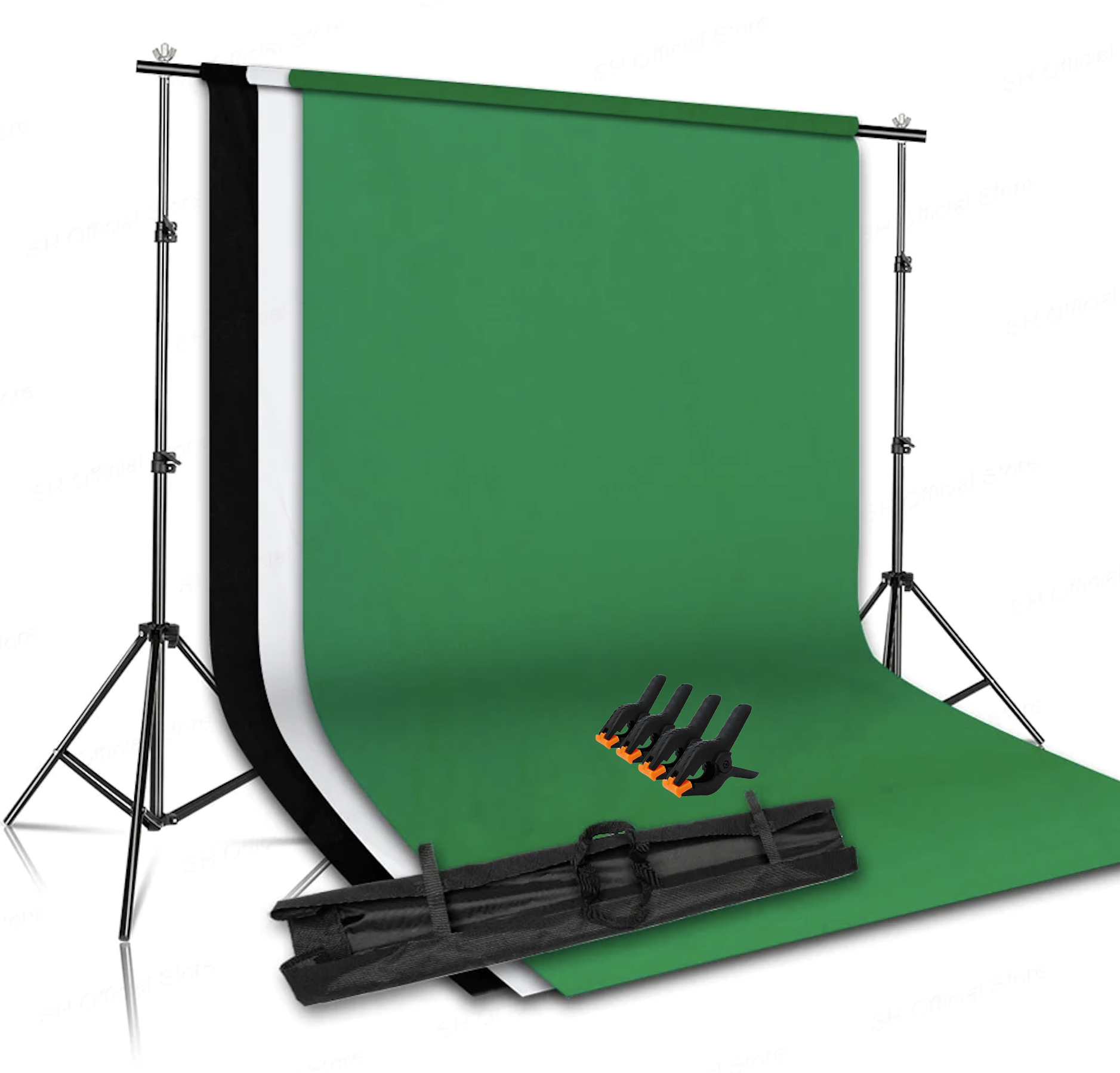 General 2-Light Kit with Background Support System
