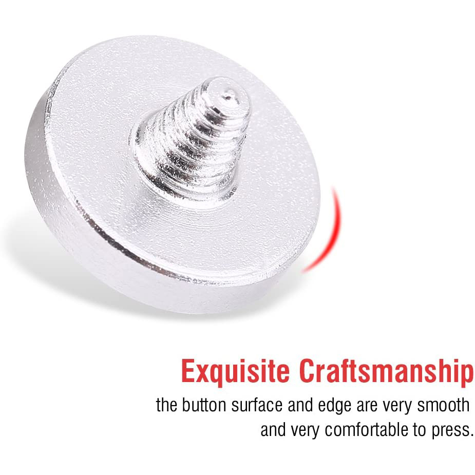 Fujifilm 3PCS Camera Button, Aluminium Alloy Shutter Button with Concave Surface