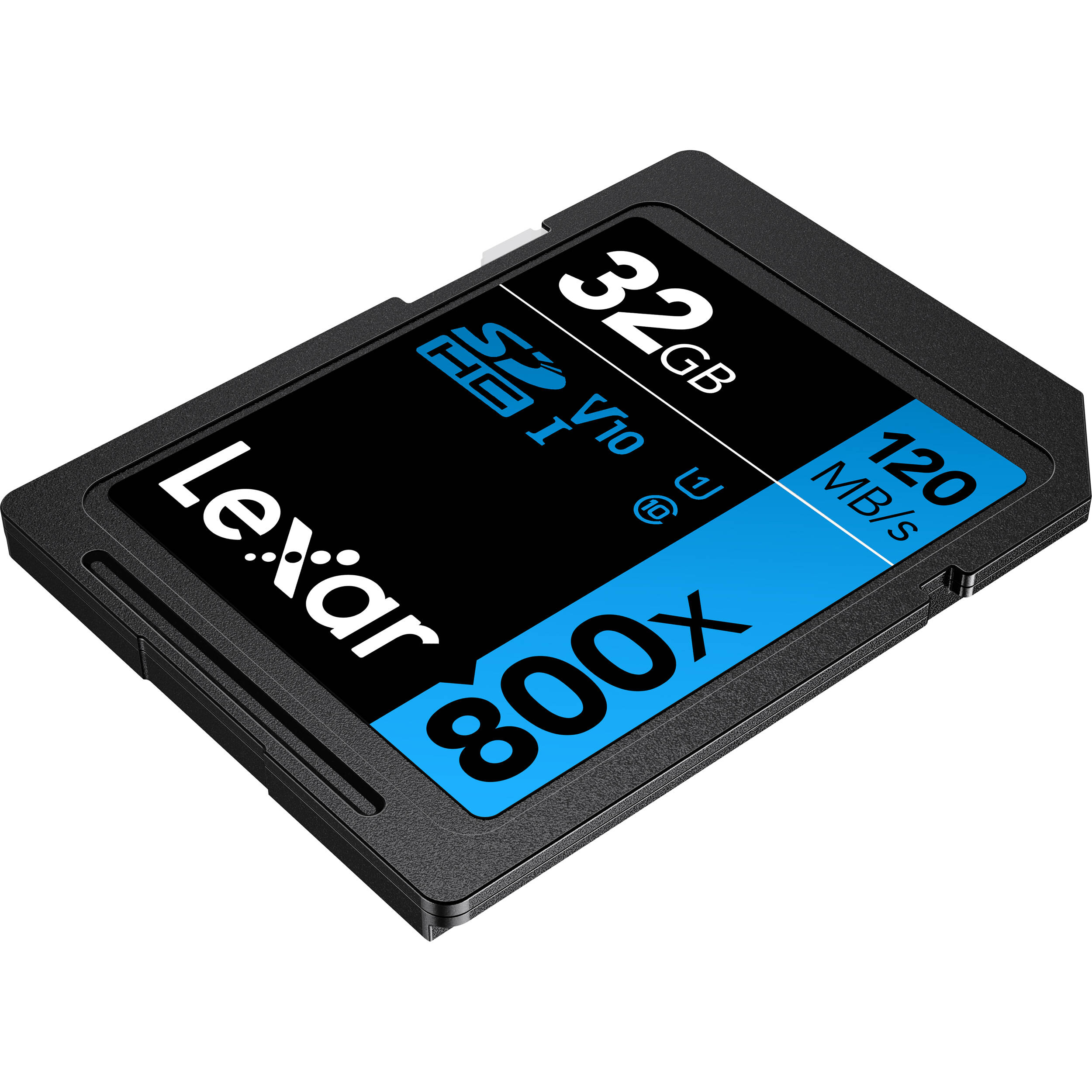 Lexar 32GB High-Performance 800x UHS-I SDHC Memory Card (BLUE Series)