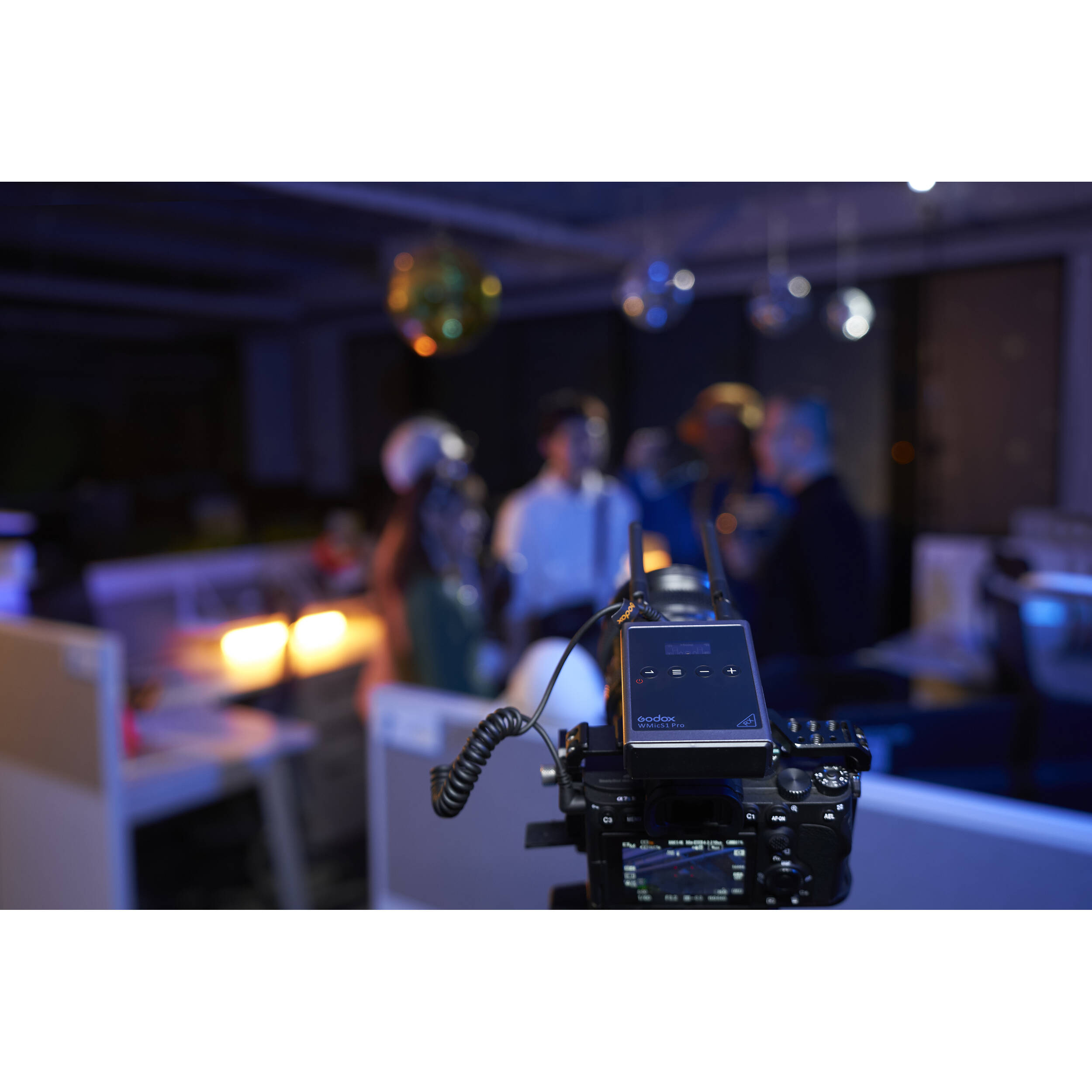 Godox WMicS1 Pro Kit 1 Camera-Mount Wireless Omni Lavalier Microphone System (514 to 596 MHz)