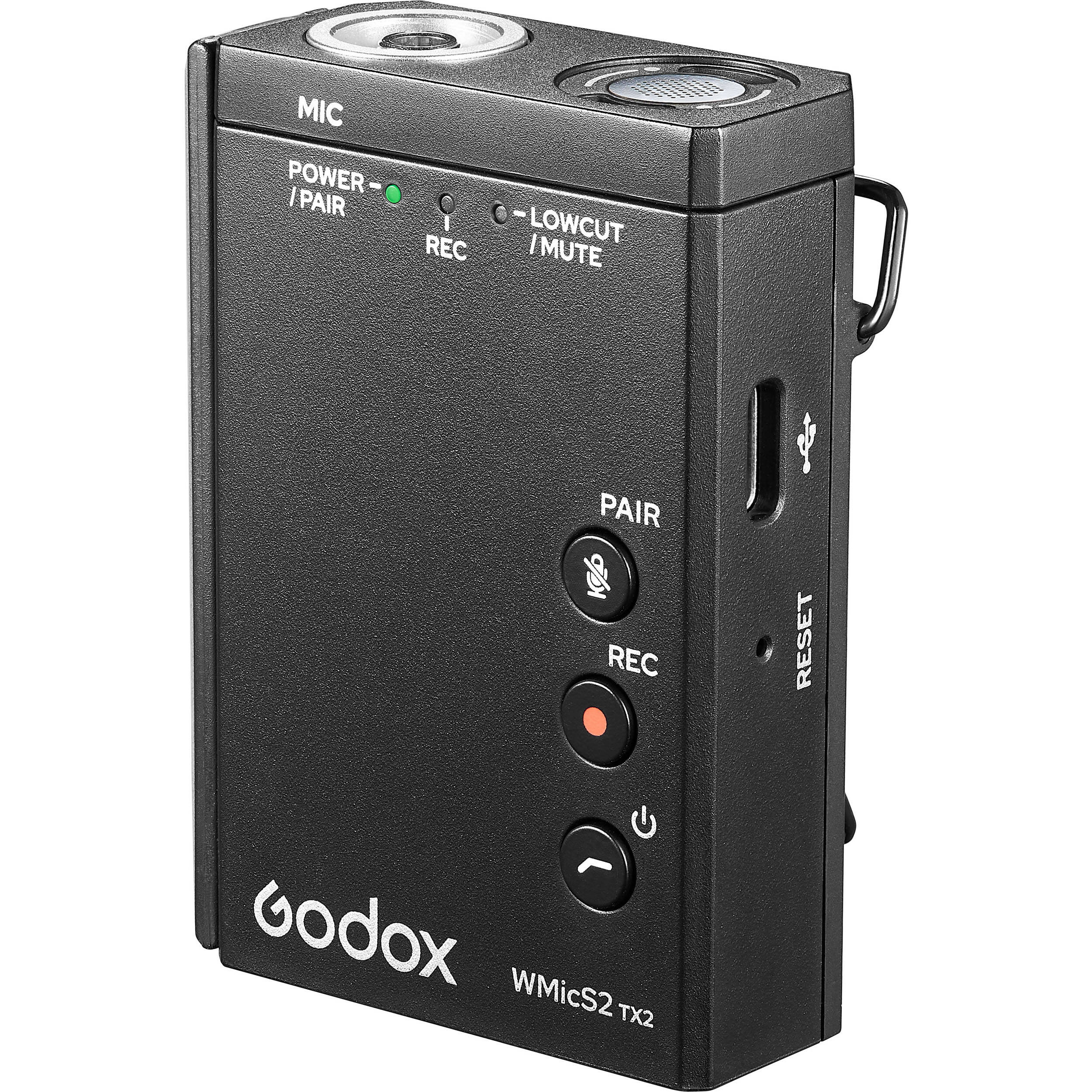 Olbac godox wmics2 uhf compact wireless microphone system for cameras