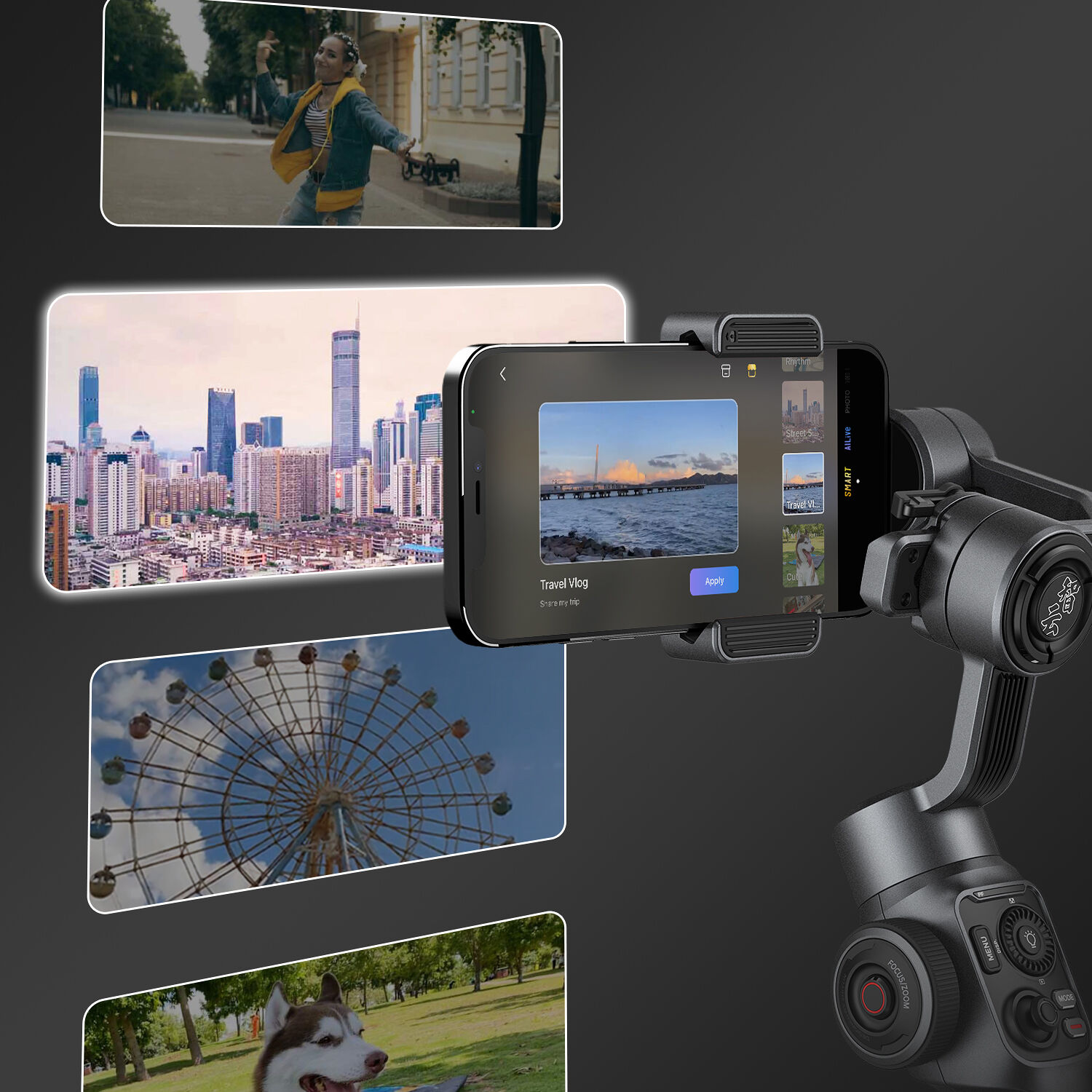 Zhiyun Tech Smooth 5 Smartphone Gimbal Combo Kit - Image 24