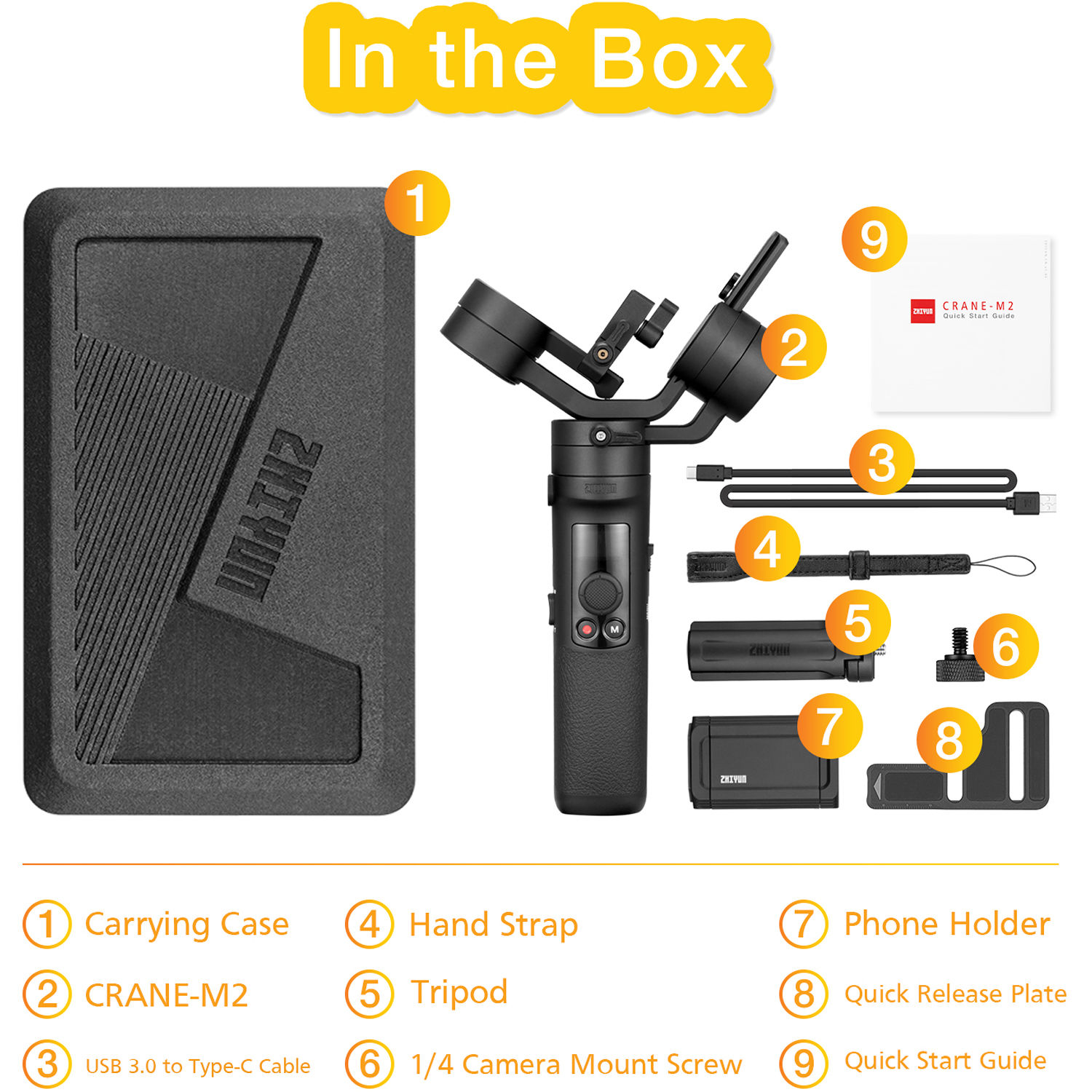 Zhiyun-Tech CRANE-M2 3-Axis Handheld Gimbal Stabilizer - Image 12