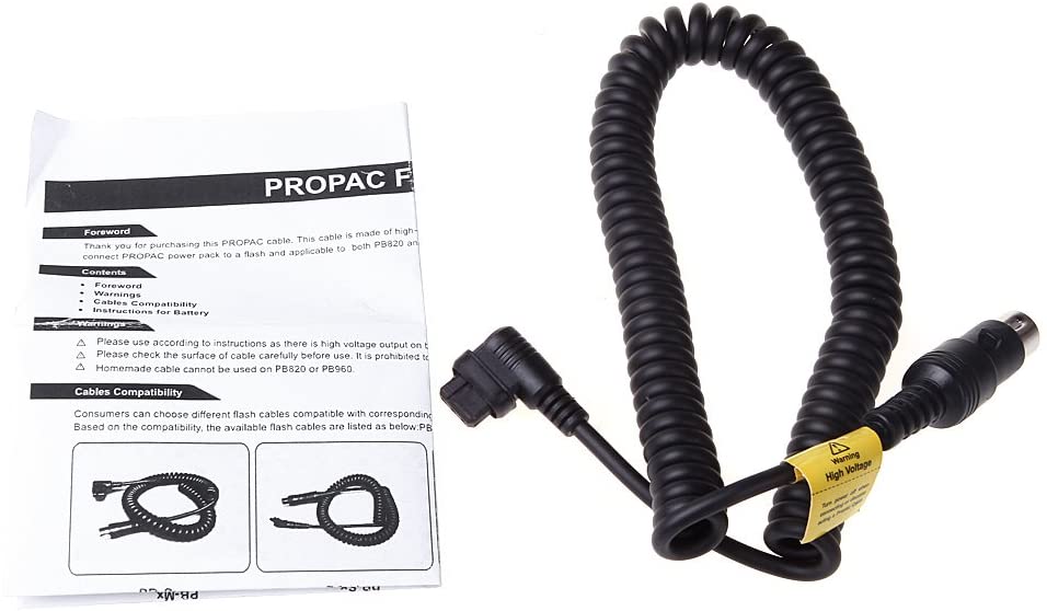 CX Power Cable for Connecting PB820 PB960 Flash Power Pack and Canon Speedlite - Image 3